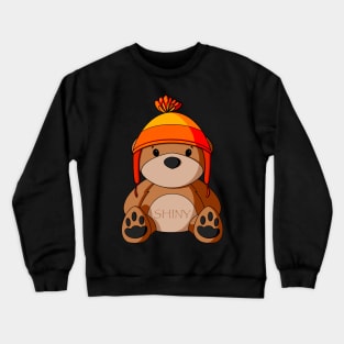 Shiny Teddy Bear Crewneck Sweatshirt